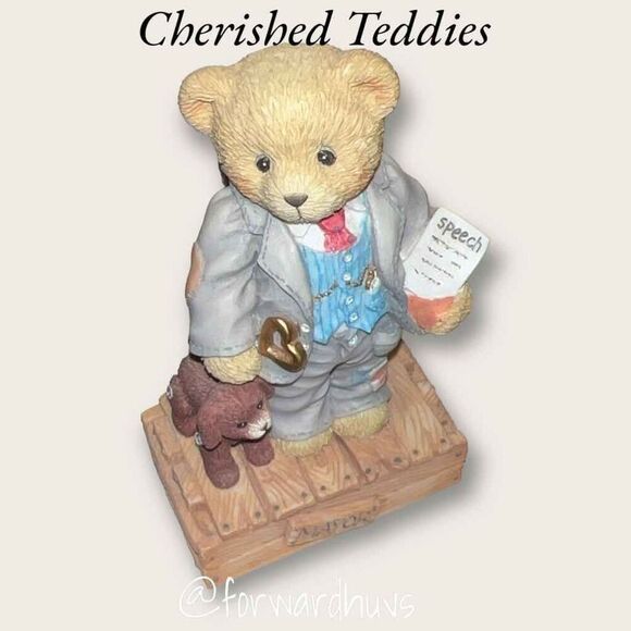 Enesco Cherished Teddies Club Member Figurine - "Mayor Wilson T. Beary" (1995) - Picture 6 of 9